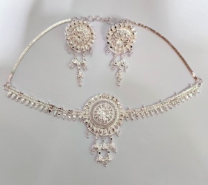 ชุดแหวนต่างหูสร้อยคอชุบเงินเกรดพรีเมี่ยมสุดพิเศษพร้อมชุดเครื่องประดับสไตล์หรูหรา - Product Image 3