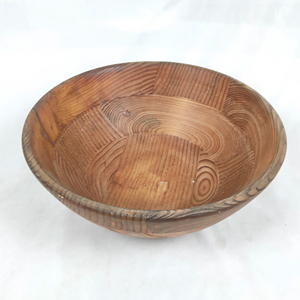 Mejor tazón de servir artesanal de madera de acacia - Tazón de ensalada vintage ecológico para mesa de fiesta con acabado pulido - Product Image 1