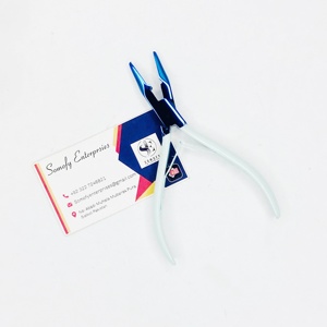 Pince à cheveux de salon en acier inoxydable personnalisée, perles à 2 trous, 15g, instrument de beauté multifonctionnel, coupe, sélection, haute qualité - Product Image 2