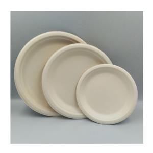 Assiettes et bols jetables en bagasse ronde écologique de qualité supérieure 180ml Restauration de mariage biodégradable - Product Image 3