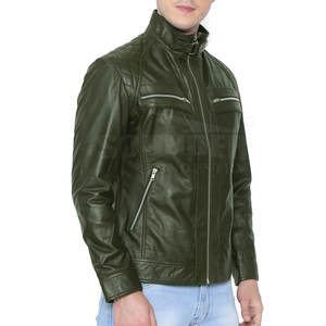 Veste en cuir pour homme la plus vendue, dernier style et nouvelle arrivée, veste haut de gamme, dernier style de veste en cuir pour homme - Product Image 3
