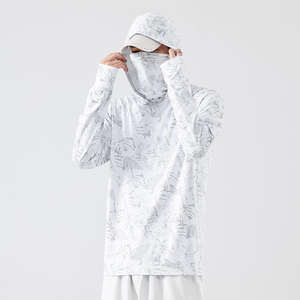 2025 alta calidad sublimación impresión secado rápido poliéster rendimiento pesca Sudadera con capucha pesca camisas ropa deportiva - Product Image 2