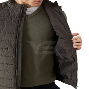 Veste matelassée sans manches pour homme Veste bulle extérieure légère et tendance avec option multicolore - Product Image 5