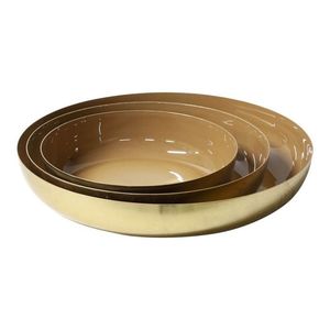Cuencos de servicio de hierro de metal brillante con acabado de espejo ideal para agregar un toque de elegancia a su espacio de comedor y configuración de cocina - Product Image 5