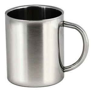 Portable Stainless Steel <b>Double</b> <b>Wall</b> Travel <b>Mug</b> Pot With Carabiner for Camping Backpacking Camping Survival Coffee Tea Milk Cup - Product Image 3