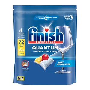 Cápsulas para Lavavajillas Finish Powerball Power Essential Lemon Sparkle, 72 Unidades (Paquete Grande) - Product Image 2