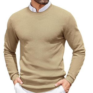 Argyle suéter tejer patrón algodón prendas de punto OEM logotipo personalizado moda pulóver a granel al por mayor suministro de fábrica - Product Image 2