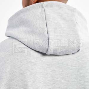 Último diseño Adult Easy Fashion Wear 100% algodón manga larga sudaderas con capucha de gran tamaño transpirable y teñido liso para invierno - Product Image 4