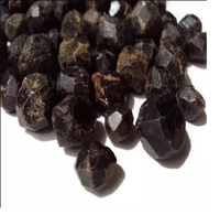 Cristaux de guérison Reiki en grenat indien et agate bruns naturels bruts non polis pour la décoration intérieure