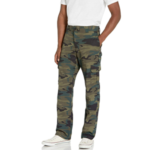 Pantalones Cargo Personalizados al por Mayor para Hombre con Diseño Multibolsillos para Exteriores, Pantalones de Trabajo Resistentes con Bolsillos Laterales Grandes - Product Image 1