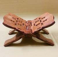 Rehal de Madera Vintage Auténtica para el Corán, Lujoso y Moderno, Hecho a Mano, Ajustable, 100% Natural, Soporte para Libros Sagrados, Decoración para el Hogar, de Fábrica