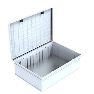 Boîtier de distribution moulé par injection en ABS Yavuz Pano, étanche IP65, blanc, 500x700x225, pour instruments électroniques - Product Image 3