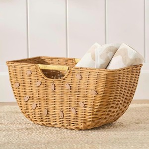 Nouveauté Panier de rangement pour enfants en rotin tissé à la main Panier de rangement pour jouets Pastèque Solution de rangement élégante pour enfants - Product Image 3