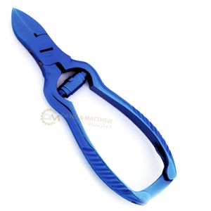 Coupe-ongles professionnel robuste en acier inoxydable à double usage Logo personnalisé finition dorée pour ongles incarnés doigts manucure - Product Image 2