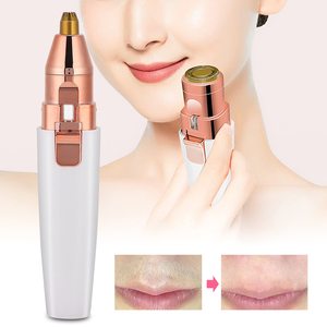 Rasoir électrique USB portable pour femmes, tondeuse indolore pour les poils du visage et des sourcils, rasoir pour femmes pour les lèvres et le menton supérieur - Product Image 6
