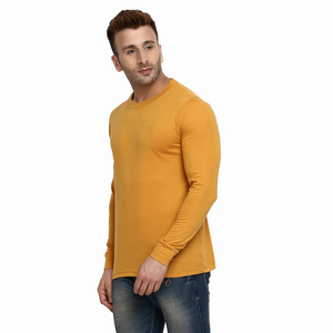 Camiseta de Manga Larga 2025 de Alta Calidad al por Mayor de Fábrica, 260 g/m², 100 % Algodón, para Hombre y Mujer, con Estampado Personalizado en la Parte Delantera, Tejido de Punto Sólido - Product Image 4