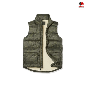 Gilet matelassé décontracté Ryan Pro Gear, gilet matelassé slim, gilet matelassé zippé, gilet pour temps froid - Product Image 3