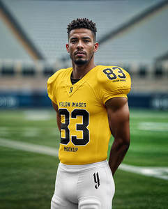 Ensemble de maillots de football américain à sublimation personnalisée livraison rapide uniforme de saison d'été à manches courtes - Product Image 5