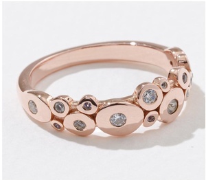 Anillo de Plata S925 Chapado en Oro de 14K con Diseño Grueso y Circonita Cúbica Negra, Personalizable para Venta al por Menor, OEM, ODM - Product Image 1