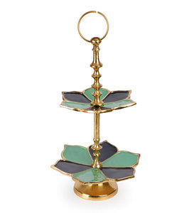 High Quality Metal Gold 2 tier <b>Cupcake</b> <b>Stand</b> in Best Price From India Custom Logo Available - Product Image 1