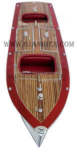 Gia Nhien Manufacturer Approve Custom Design Low MOQ MAE WEST RUNABOUT - <b>WOODEN</b> SPEED BOAT - Product Image 5