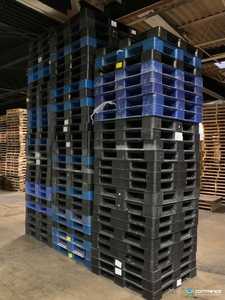 พาเลทพลาสติกคุณภาพสูง พาเลทยูโรแบบสองด้าน ทางเข้า 4 ทิศทาง ถาดผลไม้พลาสติก HDPE พาเลทแบบแบน กวางสี ขายในราคาที่ดีที่สุด - Product Image 4