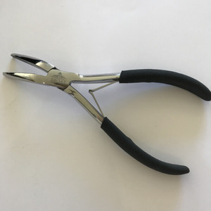Alicates de acero inoxidable con 2 agujas para Estilismo de cabello, Kit de estuche con logotipo personalizado para peluquería profesional - Product Image 3