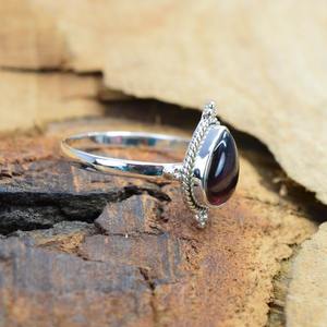 Anillo clásico de estilo bohemio, joyería para mujer, joyería de plata de ley 925, piedras preciosas de amatista, anillo hecho a mano, regalo para el amor - Product Image 5