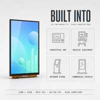 Écran LCD TFT MIPI DSI haute luminosité 1200 nits 10,1 pouces 1200x1920 avec tactile intégré 40 broches pour moniteur médical