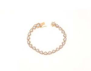 15MM Yellow Gold Moissanite Charm Bracelet & Bangle 2 Row <b>Iced</b> Wedding Gift Ideas Luxury 30Gm - Product Image 2