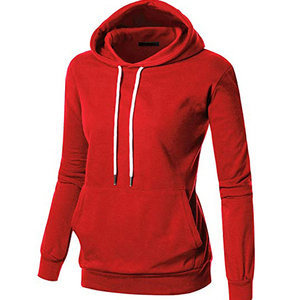 Sudadera con Capucha para Mujer, Color Personalizado, Bolsillo Canguro, Cordones, 100% Algodón, Ecológica, Venta al Por Mayor, Novedad 2024 - Product Image 2