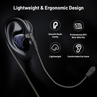 Earphone Wired Celest 3.5mm Bass Berat Stereo Earbuds Sport dengan Mic Tahan Air IPX-4 Custom Fit untuk Iphone