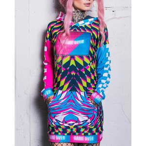 Sudadera con capucha personalizada con estampado 3D de Halloween: diseños vibrantes y detallados, perfecta para eventos de Halloween, fiestas temáticas y moda de temporada - Product Image 3