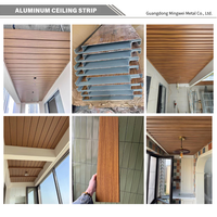 Bande de finition en aluminium personnalisable en gros pour la décoration des joints de plafond des bâtiments de grande hauteur
