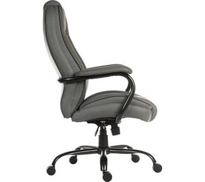 Exclusive Offer Goliaths Duo Bondeds Leather <b>Reclining</b> Executive <b>Chair</b> - <b>Grey</b> - Product Image 2