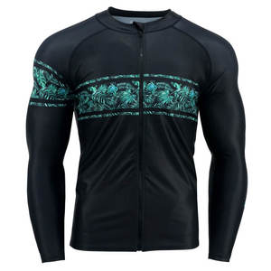 Personalizada de los hombres MMA Rash Guards transpirable Anti-UV Digital impreso sublimado fabricado en Pakistán - Product Image 5