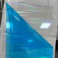 Plaque acrylique irisée 200x300mm 3mm d'épaisseur, plaque acrylique arc-en-ciel pour travaux manuels DIY, décoration intérieure et commerciale