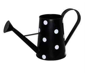 Arrosoir en métal galvanisé de forme ronde le plus vendu intérieur et extérieur avec un design floral - Product Image 6