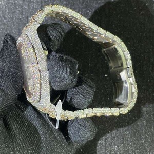 นาฬิกากลไกอัตโนมัติสไตล์ฮิปฮอปของผู้ชายทำจากสแตนเลสสีขาวทองแบบญี่ปุ่นหรูหราแบบพรีเมี่ยมรุ่นลิมิเต็ดอิดิชั่น - Product Image 6