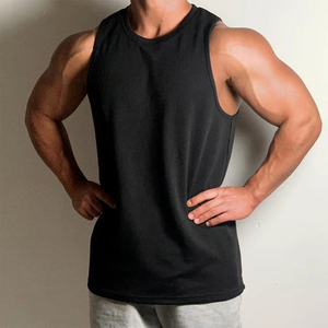 Camiseta Deportiva de Algodón Grueso, Personalizada, Talla Estándar, Lisa, para Entrenamiento - Product Image 4