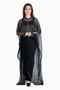 Woman Clothing High-End Dubai <b>Kaftan</b> Abaya Handcrafted Moroccan Turkish Party <b>Dress</b> with Sequin & Beads Free-<b>Size</b> Elegant Gown - Product Image 2