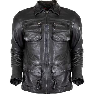 Chaqueta de Cuero de Oveja Genuino para Hombre, Estilo Clásico, Chaqueta de Moda de Cuero Real - Product Image 4