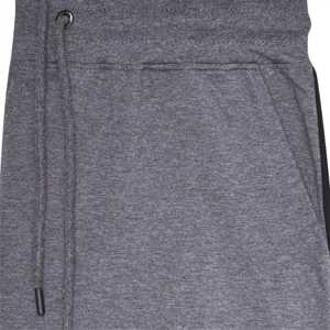 Charcoal Cross Pocket Knit <b>Pajama</b> Cotton Spandex Soft Stretch Lounge Pants Relaxed Fit with Drawstring Waist & Side Pockets - Product Image 5