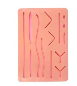 ชุดฝึกหัดเย็บแผลแบบมืออาชีพยอดนิยม พร้อมใบมีดผ่าตัด หนัง ไหม และสายรัดข้อมือผ้าสำหรับฝึกตัดและเย็บ - Product Image 4