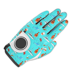 Best-seller Gants de golf en cuir Cabretta de qualité supérieure pour gaucher avec logo personnalisé en peau de mouton de qualité élégante Applicabilité sportive - Product Image 3