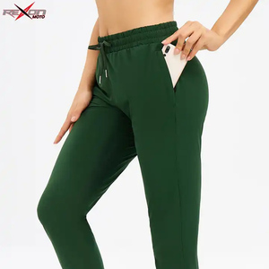 กางเกงผู้หญิงผ้าฝ้ายโพลีเอสเตอร์พิมพ์โลโก้ได้ตามต้องการ - Product Image 3