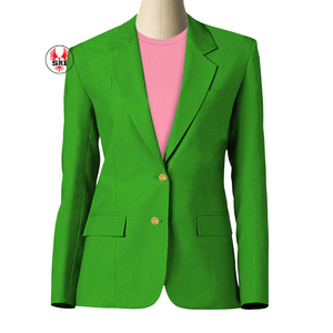 Blazer formel à double bordure doublé en coton biologique personnalisé de la sororité grecque Alpha Kapa, prêt à être expédié - Product Image 2