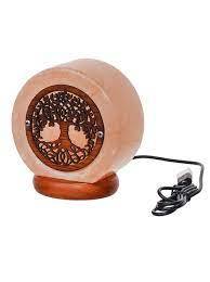 Panier à fleurs religieux sculpté d'Anwar Design 3D Lampe à sel rose de l'Himalaya Coquille polie Décoration intérieure Artisanat naturel - Product Image 6