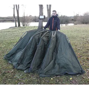 Leichte Aquatex 1-Personen-Karpfen Biwy Easy Setup mit 10.000mm hydro statischem Kopf Allwetter-Aluminiumstangen-Angel gerät - Product Image 3