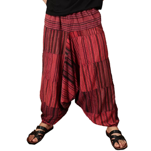 กางเกงเล่นโยคะผ้าแคนวาสสีเข้มเอวสูงสำหรับผู้ชายกางเกงลำลองผ้าแคนวาสสีดำคลาสสิกน้ำหนักเบาเป็นมิตรต่อสิ่งแวดล้อม - Product Image 1